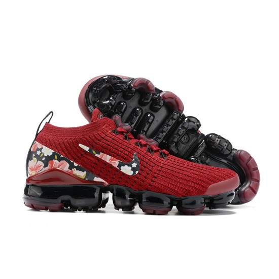 Air VaporMax Flyknit 3 Red Black CT1274 -600 WMNS Sneakers