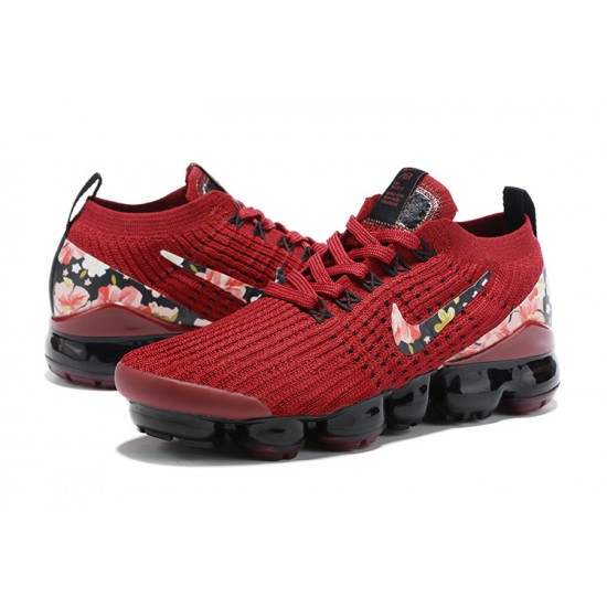 Air VaporMax Flyknit 3 Red Black CT1274 -600 WMNS Sneakers