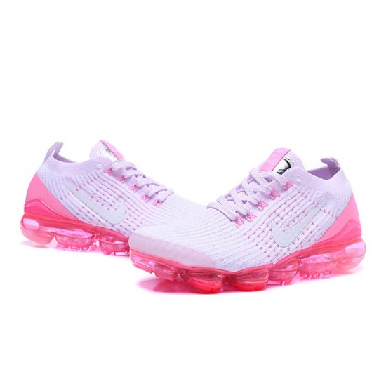 Air VaporMax Flyknit 3 White Pink AJ6910-005 WMNS Sneakers