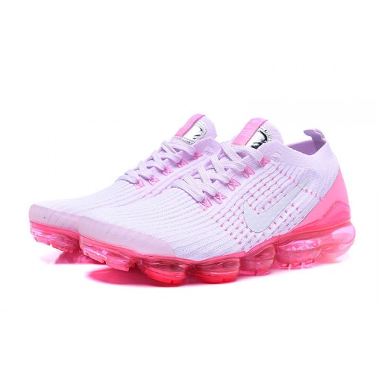 Air VaporMax Flyknit 3 White Pink AJ6910-005 WMNS Sneakers