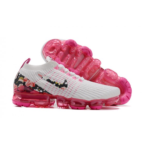 Air VaporMax Flyknit 3 White Pink AJ6910-601 WMNS Sneakers