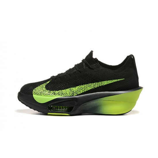 W/M Nike Air Zoom Alphafly NEXT 3 Black and Green sneakers