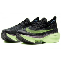 W/M Nike Air Zoom Alphafly Next 2 Black and Green sneakers 