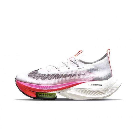 W/M Nike Air Zoom Alphafly Next 2 White and Pink sneakers