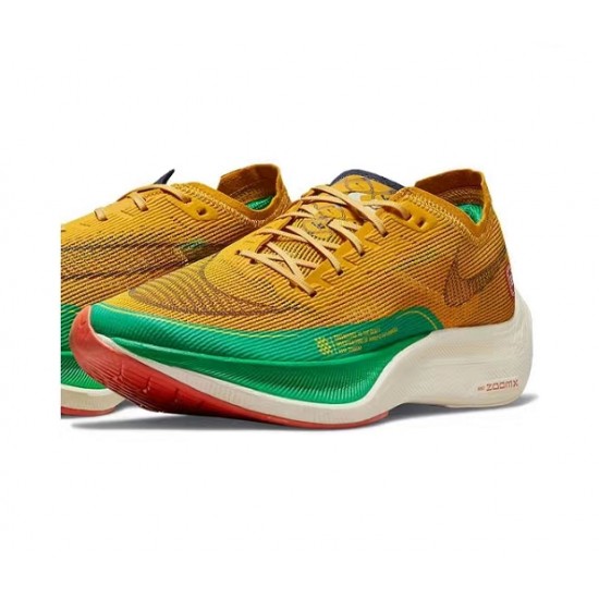 Nike ZoomX VaporFly NEXT Men Yellow Green sneakers