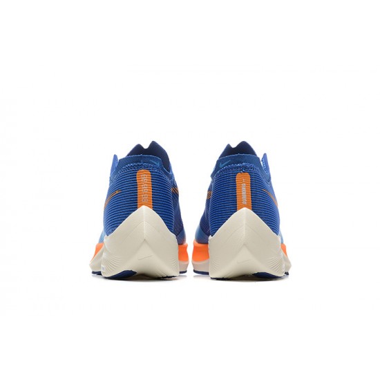 W/M Nike ZoomX VaporFly NEXT Blue Orange sneakers