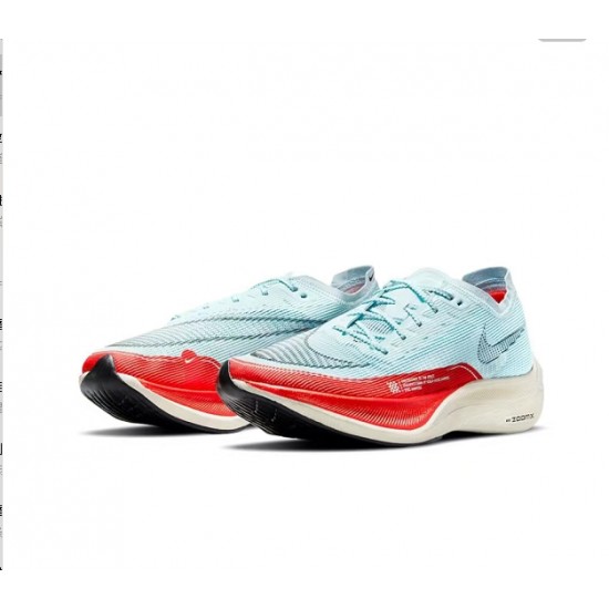 W/M Nike ZoomX VaporFly NEXT Blue Red sneakers