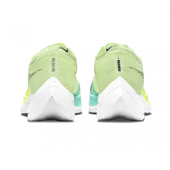 W/M Nike ZoomX VaporFly NEXT Green and Blue sneakers