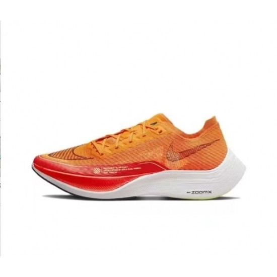 W/M Nike ZoomX VaporFly NEXT Orange Red sneakers