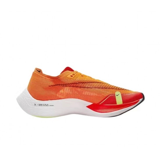 W/M Nike ZoomX VaporFly NEXT Orange Red sneakers