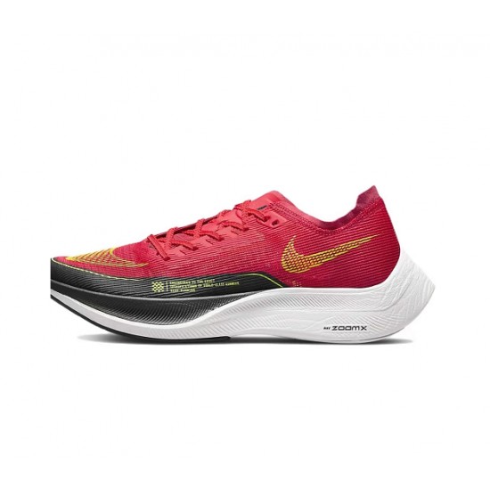 W/M Nike ZoomX VaporFly NEXT Red Black sneakers