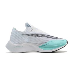 W/M Nike ZoomX VaporFly NEXT White Blue sneakers 