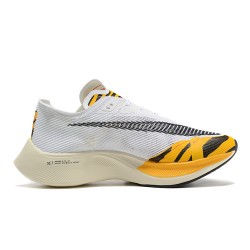 W/M Nike ZoomX VaporFly NEXT White Orange sneakers 