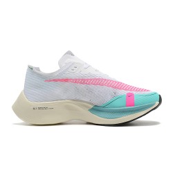 W/M Nike ZoomX VaporFly NEXT White Pink sneakers 