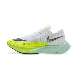 W/M Nike ZoomX VaporFly NEXT White Yellow sneakers 