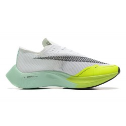 W/M Nike ZoomX VaporFly NEXT White Yellow sneakers 