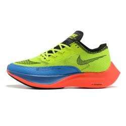 W/M Nike ZoomX VaporFly NEXT Yellow Blue sneakers 