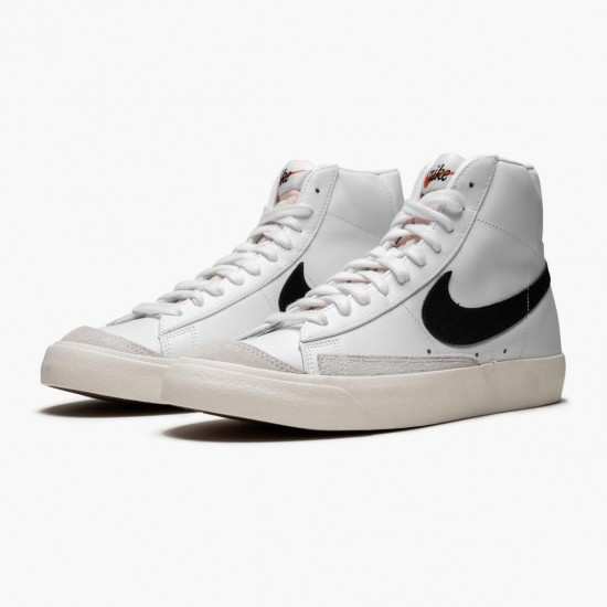 Nike WMNS Blazer Mid 77 Vintage White Black BQ6806 100 Sports Shoes