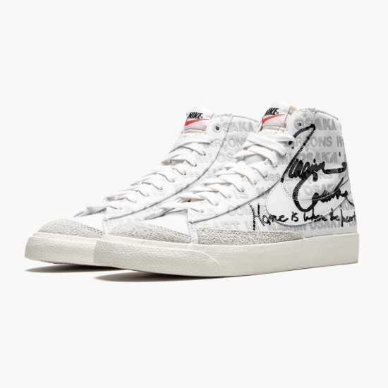 Nike WMNS Blazer Mid Comme des Garcons x Naomi Osaka DA5383 100 Sports Shoes