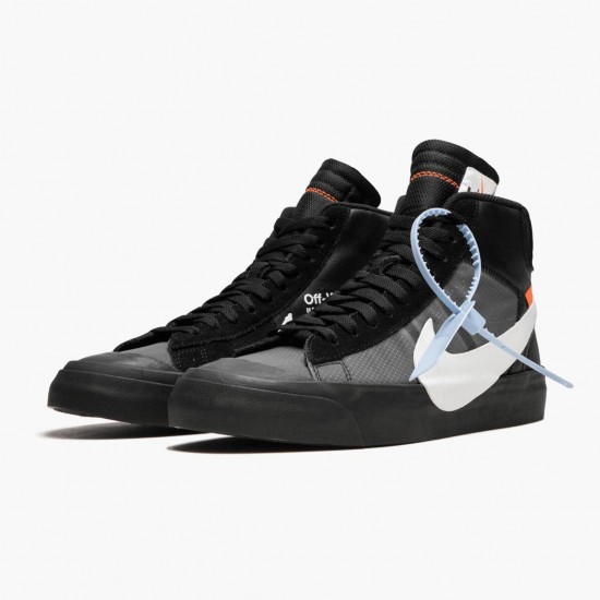 Nike WMNS Blazer Mid Off White Grim Reaper AA3832 001 Sports Shoes