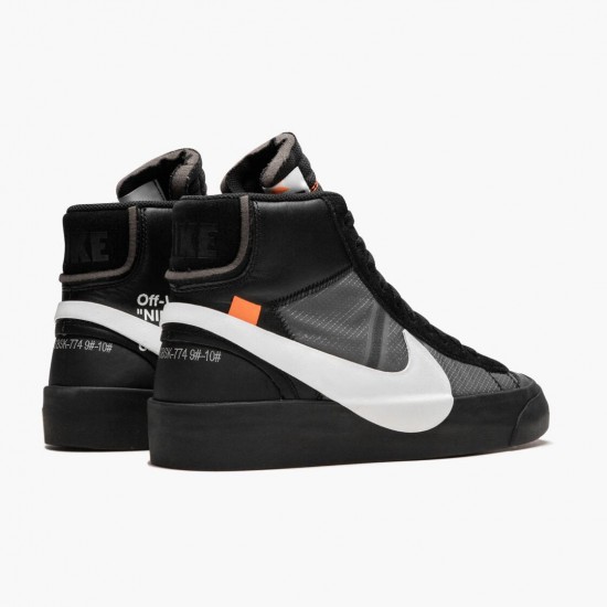 Nike WMNS Blazer Mid Off White Grim Reaper AA3832 001 Sports Shoes