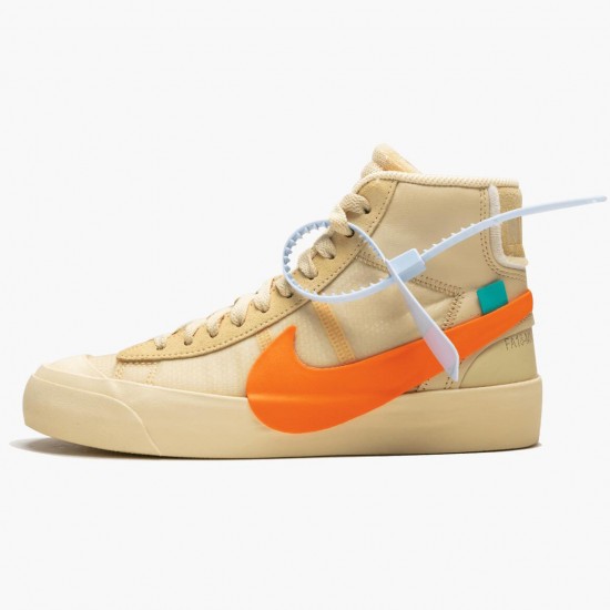 Nike WMNS Blazer Mid Off-White All Hallows Eve AA3832 700 Sports Shoes