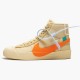 Nike WMNS Blazer Mid Off-White All Hallows Eve AA3832 700 Sports Shoes