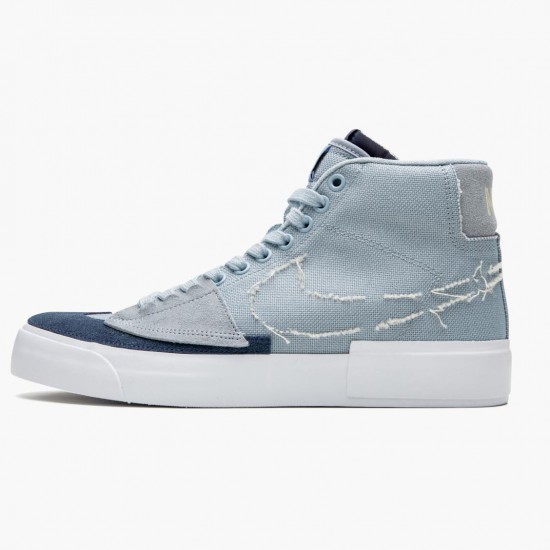 Nike WMNS SB Blazer Mid Edge Hack Pack Obsidian Mist CI3833 401 Sports Shoes