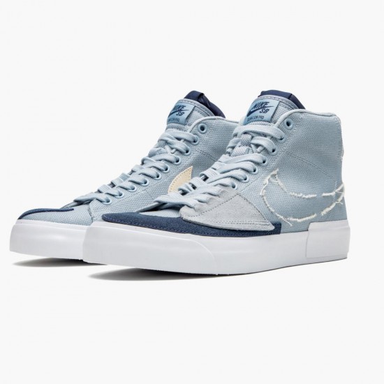 Nike WMNS SB Blazer Mid Edge Hack Pack Obsidian Mist CI3833 401 Sports Shoes