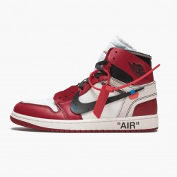 Nike Mens Air Jordan 1 Retro High Off White Chicago AA3834 101 Sports Shoes