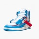 Nike Mens Air Jordan 1 Retro High Off White University Blue AQ0818 148 Sports Shoes