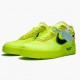 Nike WMNS Air Force 1 Low Off White Volt AO4606 700 Sports Shoes