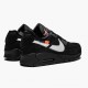 Nike WMNS Air Max 90 OFF WHITE Black AA7293 001 Sports Shoes