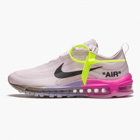 Nike Mens Air Max 97 Off White Elemental Rose Serena Queen AJ4585 600 Sports Shoes