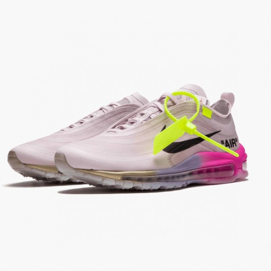 Nike Mens Air Max 97 Off White Elemental Rose Serena Queen AJ4585 600 Sports Shoes