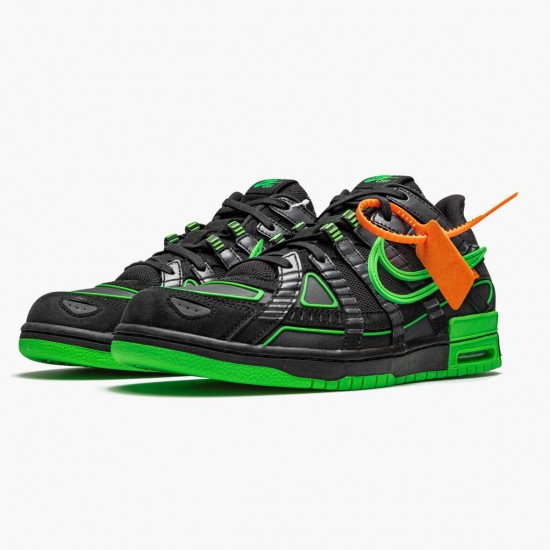 Nike WMNS Air Rubber Dunk Off White Green Strike CU6015 001 Sports Shoes