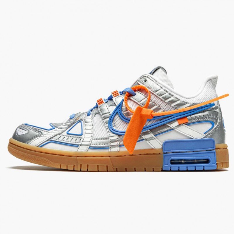 Nike Mens Air Rubber Dunk Off White UNC CU6015 100 Sports Shoes