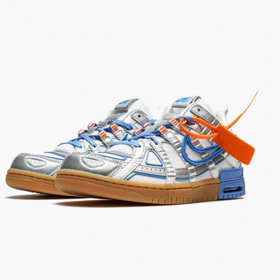 Nike Mens Air Rubber Dunk Off White UNC CU6015 100 Sports Shoes