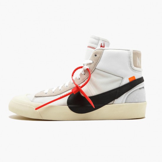 Nike WMNS Blazer Mid Off White AA3832 100 Sports Shoes