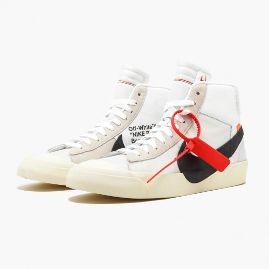 Nike WMNS Blazer Mid Off White AA3832 100 Sports Shoes