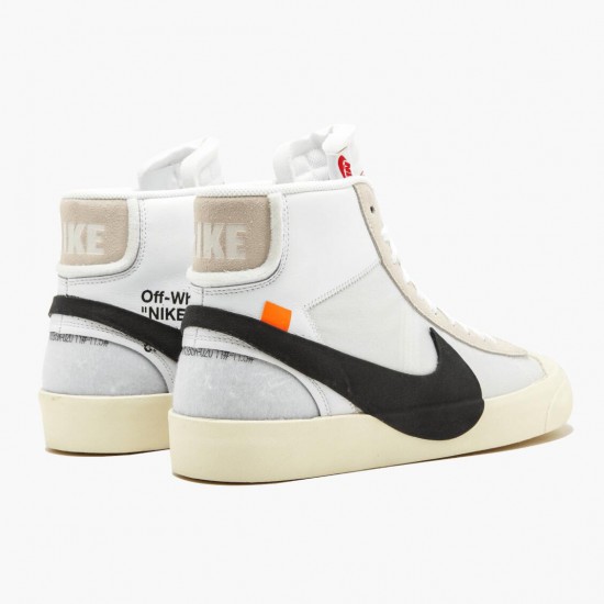 Nike WMNS Blazer Mid Off White AA3832 100 Sports Shoes