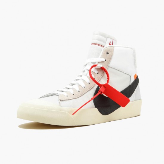 Nike WMNS Blazer Mid Off White AA3832 100 Sports Shoes