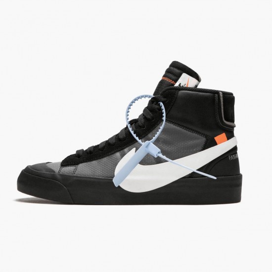 Nike WMNS Blazer Mid Off White Grim Reaper AA3832 001 Sports Shoes