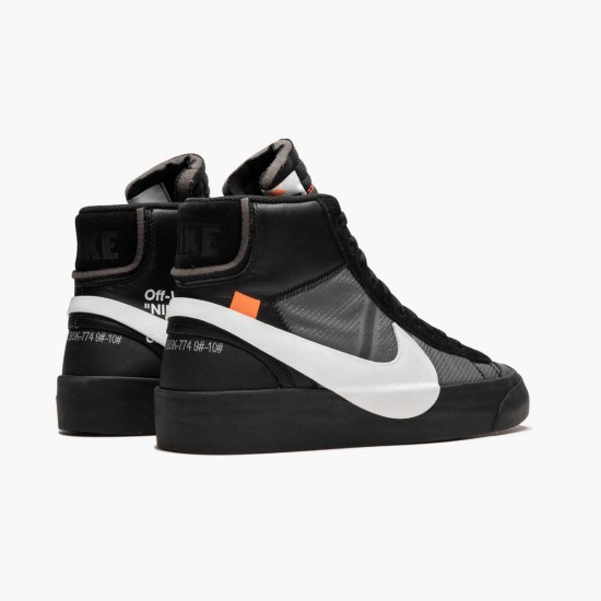 Nike WMNS Blazer Mid Off White Grim Reaper AA3832 001 Sports Shoes