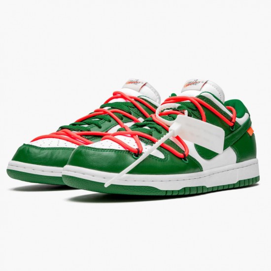 Nike WMNS Dunk Low Off White Pine Green CT0856 100 Sports Shoes