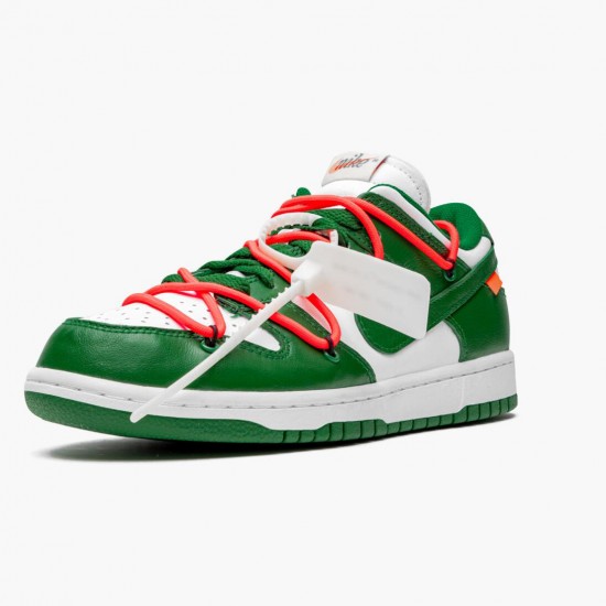 Nike WMNS Dunk Low Off White Pine Green CT0856 100 Sports Shoes