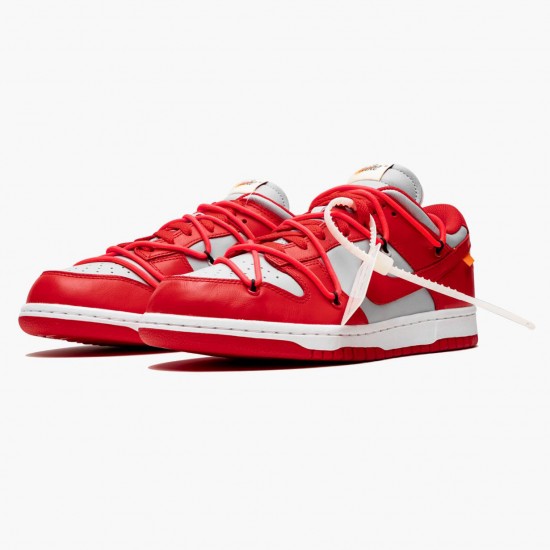 Nike WMNS Dunk Low Off White University Red CT0856 600 Sports Shoes