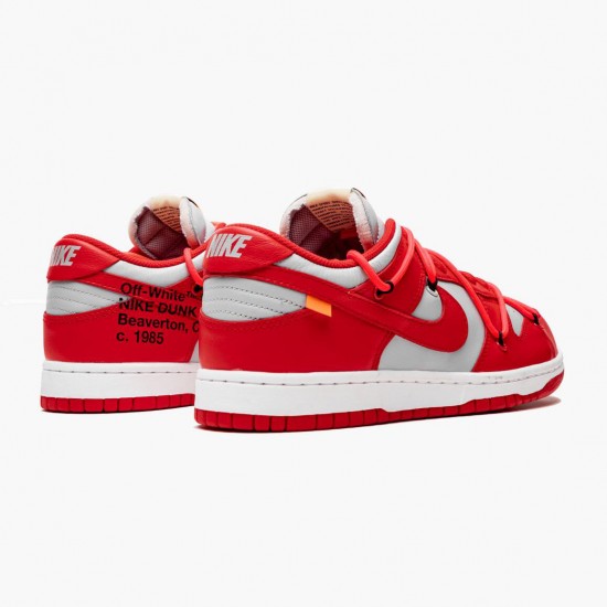 Nike WMNS Dunk Low Off White University Red CT0856 600 Sports Shoes