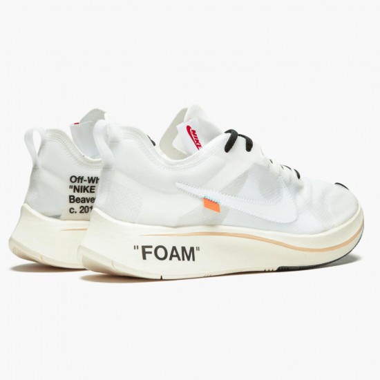 Nike WMNS Zoom Fly Off White AJ4588 100 Sports Shoes