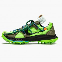 Nike WMNS Zoom Terra Kiger 5 OFF WHITE Electric Green CD8179 300 Sports Shoes